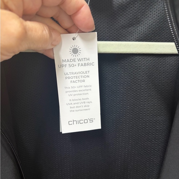 Chico's Utility Jacket in Black - Picture 3 of 7